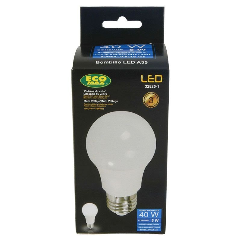 Bombillo LED A55 E27 5 W 6000 K - Imagen 3